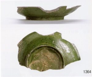 近江で作られた緑釉陶器（春日北5号窯、10世紀前半～中頃）
