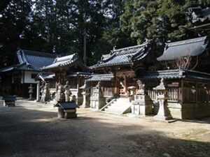 写真1　樹下神社・天満神社の社殿