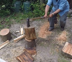 丸太から箸を作る！