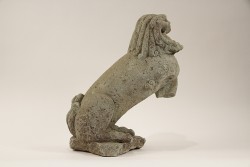 写真3: 小谷神社石造狛犬（阿形）