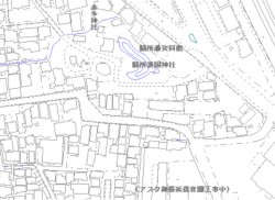 図4 現在の勢田口(大津市2500分1地形図より)