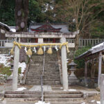 写真2 日野町日枝神社の石鳥居